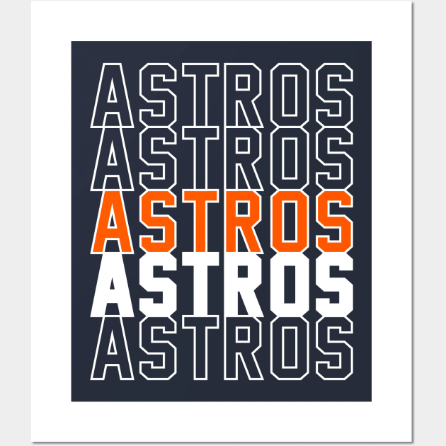 ASTROS Wall Art by Throwzack